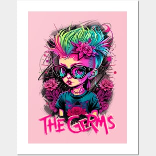 Punk Girl - The Germs Posters and Art